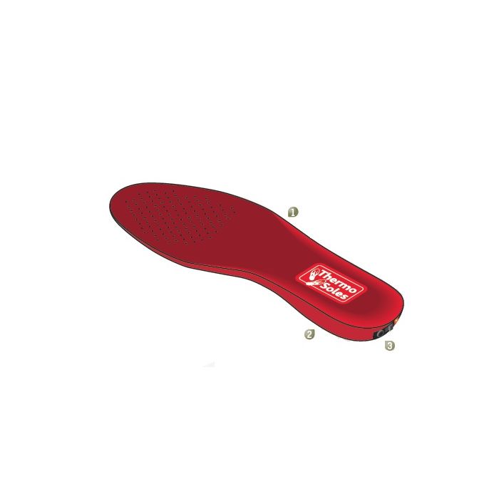 Ultrasport Shoe Heater Deluxe - sans fil, semelle thermique chauffante,  chauffe-pieds, semelle chauffante instantanée, fonctionnement sur piles et